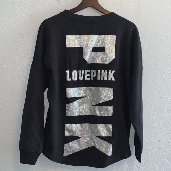 Vs glitter black crew